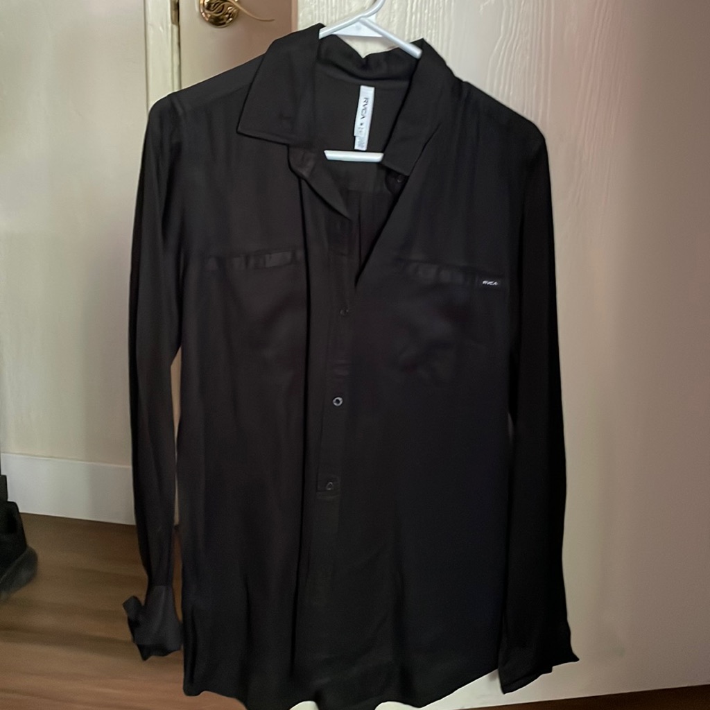 Rvca Rayon Button-Down